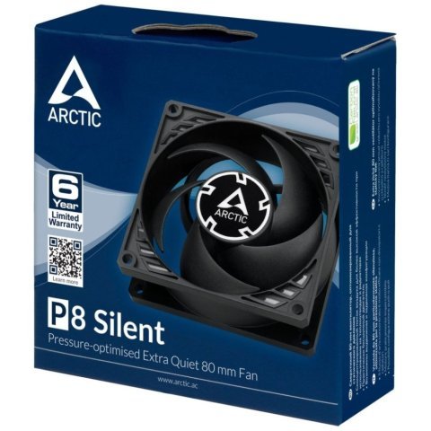 Кулер для корпуса Arctic P8 Silent (ACFAN00152A) - Нулевой остаток (Feed)  - Нулевой остаток (Feed)