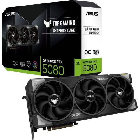 Видеокарта ASUS GeForce RTX5080 16GB TUF OC GAMING (TUF-RTX5080-O16G-GAMING) - Нулевой остаток (Feed)  - Нулевой остаток (Feed) 