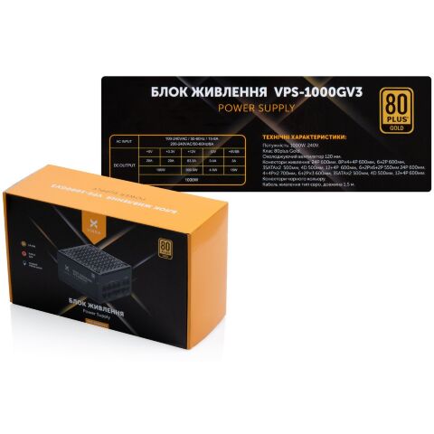 Блок питания Vinga 1000W (VPS-1000GV3) - Блоки питания  - Блоки питания 