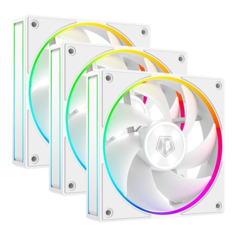 Кулер для корпуса ID-Cooling AF-127-ARGB-W TRIO - Нулевой остаток (Feed) - Нулевой остаток (Feed)