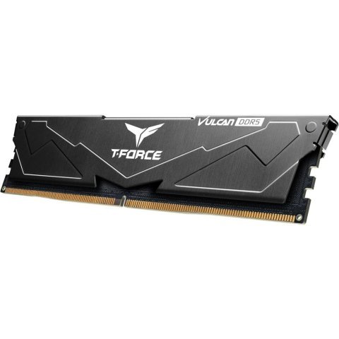 Модуль памяти для компьютера DDR5 32GB (2x16GB) 6000 MHz T-Force Vulcan Black Team (FLBD532G6000HC38JDC01) - Нулевой остаток (Feed)  - Нулевой остаток (Feed)