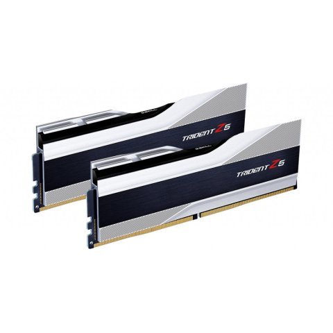 Модуль памяти для компьютера DDR5 32GB (2x16GB) 6000 MHz Trident Z5 Silver G.Skill (F5-6000J3636F16GX2-TZ5S) - Нулевой остаток (Feed)  - Нулевой остаток (Feed)