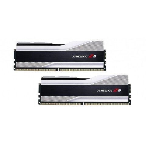 Модуль памяти для компьютера DDR5 32GB (2x16GB) 6000 MHz Trident Z5 Silver G.Skill (F5-6000J3636F16GX2-TZ5S) - Нулевой остаток (Feed)  - Нулевой остаток (Feed)
