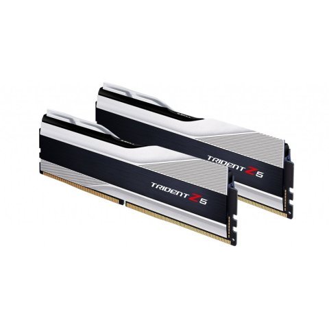 Модуль памяти для компьютера DDR5 32GB (2x16GB) 6000 MHz Trident Z5 Silver G.Skill (F5-6000J3636F16GX2-TZ5S) - Нулевой остаток (Feed)  - Нулевой остаток (Feed)