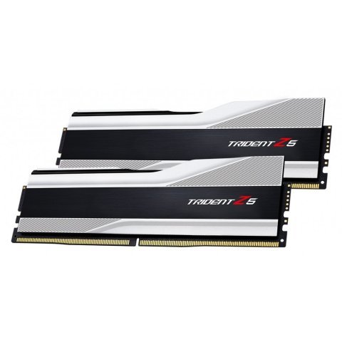Модуль памяти для компьютера DDR5 32GB (2x16GB) 6000 MHz Trident Z5 Silver G.Skill (F5-6000J3636F16GX2-TZ5S) - Нулевой остаток (Feed)  - Нулевой остаток (Feed)