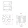 Кулер для процессора ID-Cooling FROZN A720 Black