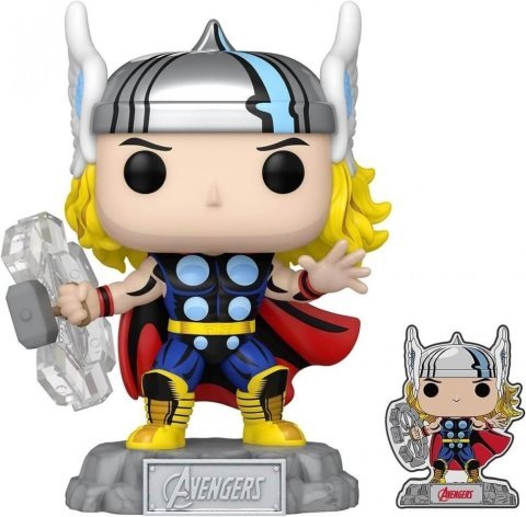 Фигурка Funko Pop & Pin Marvel: Avengers - 60th Anniversary - Thor Фанко Тор (Amazon Exclusive) 1190 -   -