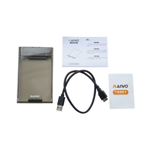 Карман внешний Maiwo 2.5" SATA/SSD HDD - USB3.0 (K2510B) - Аксессуары к HDD  - Аксессуары к HDD 