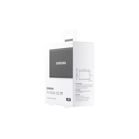 Накопитель SSD USB 3.2 1TB T7 Samsung (MU-PC1T0T/WW) - Внутренние SSD  - Внутренние SSD 