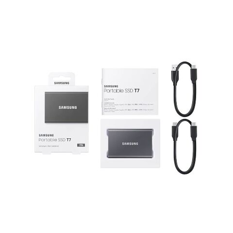 Накопитель SSD USB 3.2 1TB T7 Samsung (MU-PC1T0T/WW) - Внутренние SSD  - Внутренние SSD 