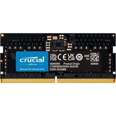 Модуль памяти для ноутбука SoDIMM DDR5 32GB 5600 MHz OEM Micron (CT32G56C46S5T) - Модули памяти к ноутбукам - Модули памяти к ноутбукам