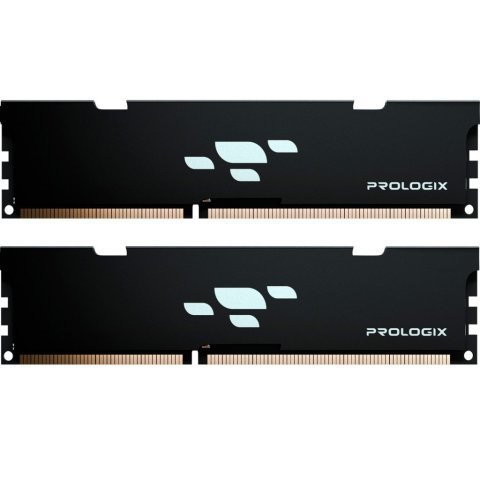 Модуль памяти для компьютера DDR5 32GB (2x16GB) 5200 MHz Black Prologix (PRO32GB5200B5K) - Нулевой остаток (Feed)  - Нулевой остаток (Feed)