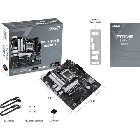 Материнская плата ASUS PRIME B650M-K - Системные (материнские) платы  - Системные (материнские) платы 
