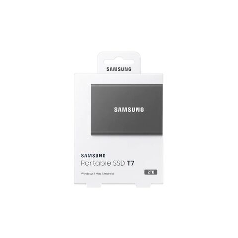 Накопитель SSD USB 3.2 2TB T7 Samsung (MU-PC2T0T/WW) - Внутренние SSD  - Внутренние SSD 