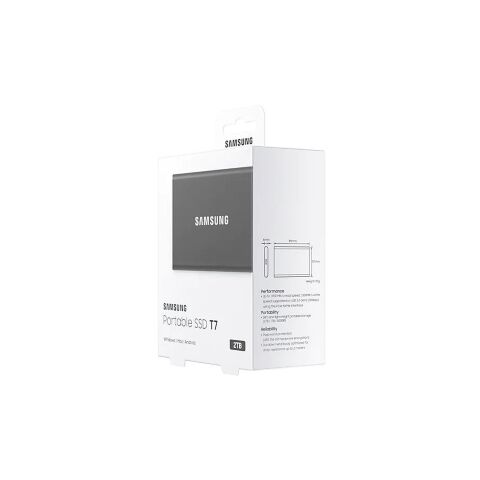 Накопитель SSD USB 3.2 2TB T7 Samsung (MU-PC2T0T/WW) - Внутренние SSD  - Внутренние SSD 