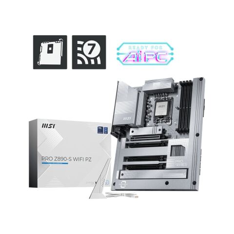 Материнская плата MSI PRO Z890-S WIFI PROJECT ZERO (PRO Z890-S WIFI PZ) - Системные (материнские) платы - Системные (материнские) платы