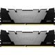 Модуль памяти для компьютера DDR4 32GB (2x16GB) 4000 MHz Renegade Black Kingston Fury (ex.HyperX) (KF440C19RB12K2/32) - Нулевой остаток (Feed)  - Нулевой остаток (Feed)