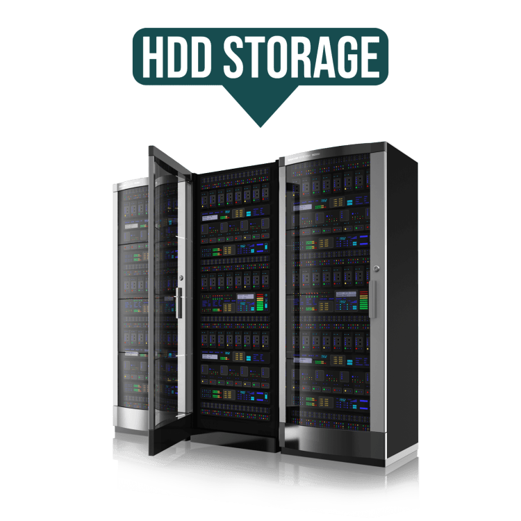 Служба хранилища (на HDD)