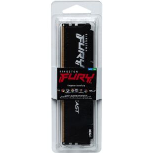 Модуль памяти для компьютера DDR5 32GB 5600 MHz Beast Black Kingston Fury (ex.HyperX) (KF556C36BBE2-32)