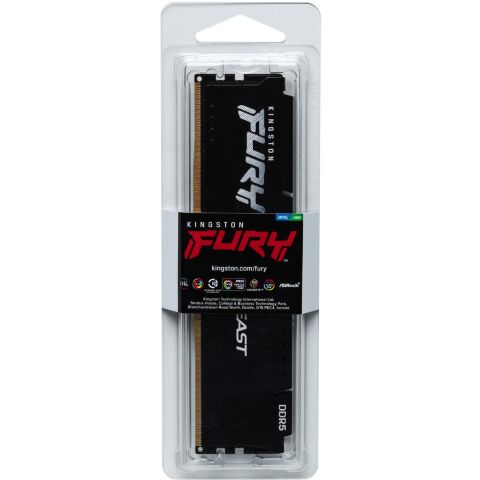 Модуль памяти для компьютера DDR5 32GB 5600 MHz Beast Black Kingston Fury (ex.HyperX) (KF556C36BBE2-32) - Модули памяти для компьютера  - Модули памяти для компьютера 