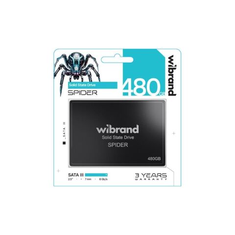 Накопитель SSD 2.5" 480GB Spider Wibrand (WI2.5SSD/SP480GBST) - Нулевой остаток (Feed)  - Нулевой остаток (Feed) 