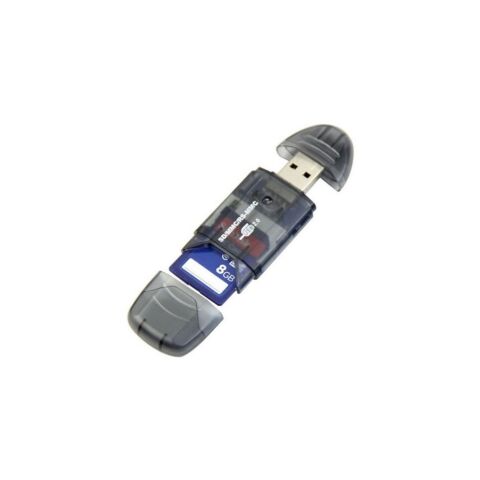Считыватель флеш-карт ST-Lab SD/ SDHC/ MMC /RS-MMC (U-371 black) - Кардридеры - Кардридеры