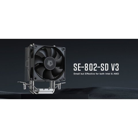 Кулер для процессора ID-Cooling SE-802-SD V3 - Нулевой остаток (Feed)  - Нулевой остаток (Feed) 