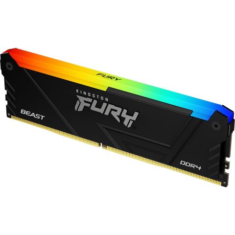 Модуль памяти для компьютера DDR4 16GB 3200 MHz Beast RGB Kingston Fury (ex.HyperX) (KF432C16BB12A/16WP) - Модули памяти для компьютера - Модули памяти для компьютера