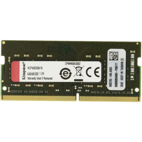 Модуль памяти для ноутбука SoDIMM DDR4 16GB 3200 MHz Kingston (KCP432SS8/16) - Нулевой остаток (Feed)  - Нулевой остаток (Feed) 