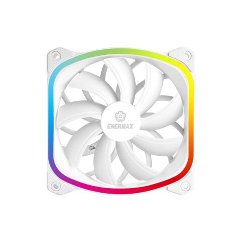 Кулер для корпуса Enermax SquA RGB White (UCSQARGB12P-W-SG) - Нулевой остаток (Feed)  - Нулевой остаток (Feed) 