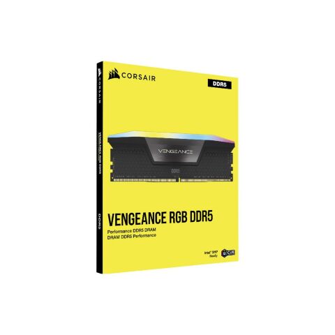 Модуль памяти для компьютера DDR5 96GB (2x48GB) 6400 MHz Vengeance RGB Black Corsair (CMH96GX5M2B6400C32) - Нулевой остаток (Feed)  - Нулевой остаток (Feed) 
