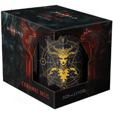 Чашка Blizzard DIABLO IV: Lilith Gold Edition кружка Діабло Ліліт 325 мл -   -  