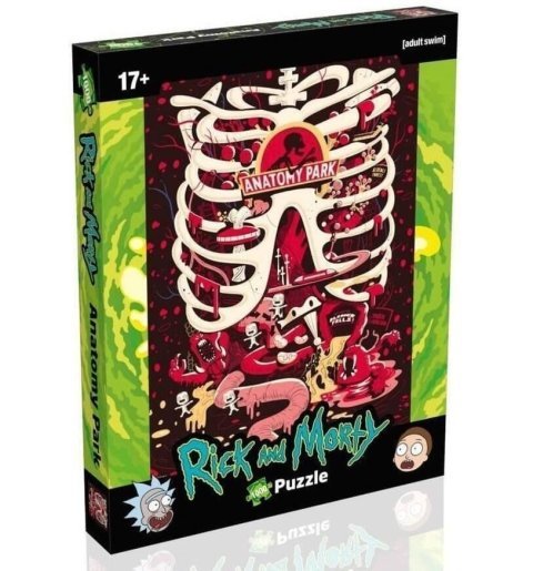 Пазл Winning Moves Rick and Morty Puzzle Anatomy Park Рик и Морти (1000 деталей) - -
