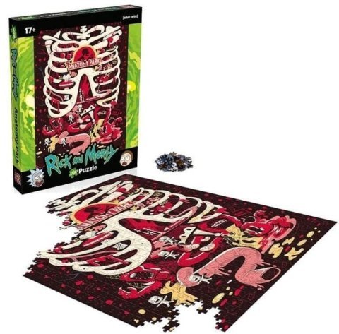 Пазл Winning Moves Rick and Morty Puzzle Anatomy Park Рик и Морти (1000 деталей) - -