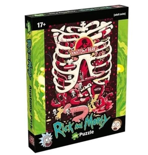 Пазл Winning Moves Rick and Morty Puzzle Anatomy Park Рик и Морти (1000 деталей) - -