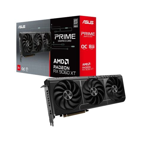 Видеокарта ASUS Radeon RX 9060 XT 8Gb PRIME OC (PRIME-RX9060XT-O8G) - Видеокарты  - Видеокарты 