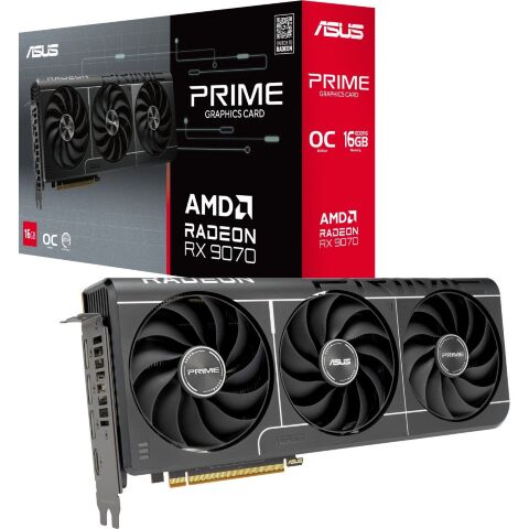 Видеокарта ASUS Radeon RX 9070 16Gb PRIME OC EVO (PRIME-RX9070-O16G-EVO) - Видеокарты  - Видеокарты 