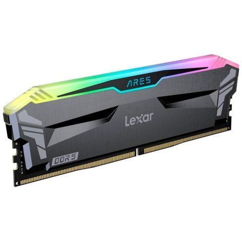 Модуль памяти для компьютера DDR5 32GB (2x16GB) 6000 MHz Ares RGB Black Lexar (LD5BU016G-R6000GDLA) - Нулевой остаток (Feed)  - Нулевой остаток (Feed)