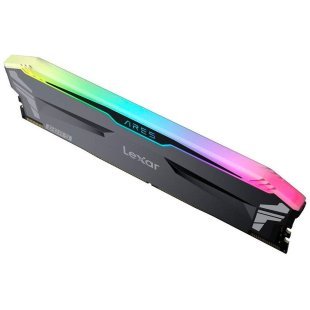 Модуль памяти для компьютера DDR5 32GB (2x16GB) 6000 MHz Ares RGB Black Lexar (LD5BU016G-R6000GDLA)