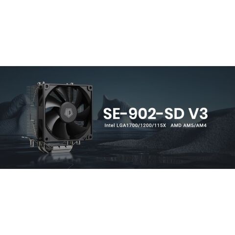 Кулер для процессора ID-Cooling SE-902-SD V3 - Нулевой остаток (Feed)  - Нулевой остаток (Feed) 