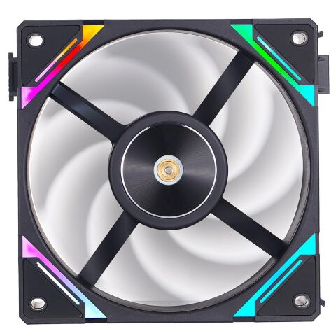 Кулер для корпуса 1stPlayer XF7 Black (XF7-BK-1IN1) - Нулевой остаток (Feed)  - Нулевой остаток (Feed) 