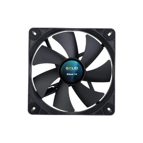 Кулер для корпуса Gelid Solutions Silent 14 Black 140 mm (FN-PX14-11) - Нулевой остаток (Feed)  - Нулевой остаток (Feed) 