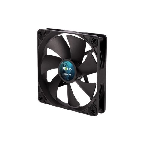 Кулер для корпуса Gelid Solutions Silent 14 Black 140 mm (FN-PX14-11) - Нулевой остаток (Feed)  - Нулевой остаток (Feed) 