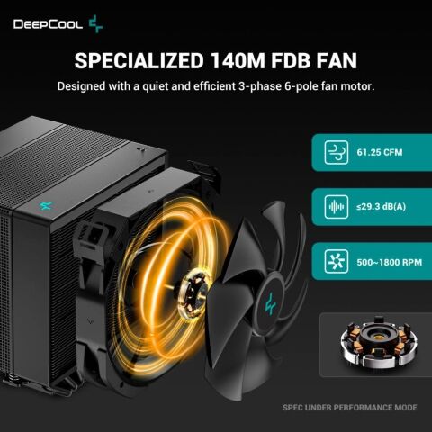 Кулер для процессора Deepcool Assassin 4S (R-ASN4S-BKGPMN-G) - Нулевой остаток (Feed)  - Нулевой остаток (Feed) 