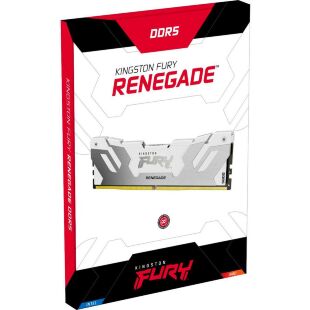 Модуль памяти для компьютера DDR5 32GB 6400 MHz Renegade White XMP Kingston Fury (ex.HyperX) (KF564C32RW-32)