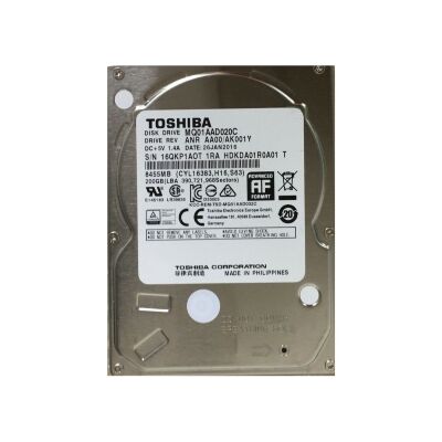 Жесткий диск для ноутбука 2.5" 200GB Toshiba (MQ01AAD020C)