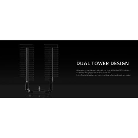 Кулер для процессора ID-Cooling FROZN A720 Black - Кулеры к процессорам  - Кулеры к процессорам 