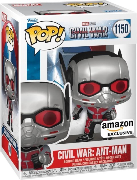 Фигурка Funko Marvel: Civil War Ant-Man Фанко Человек муравей (Amazon Exclusive) 1150 -   -  
