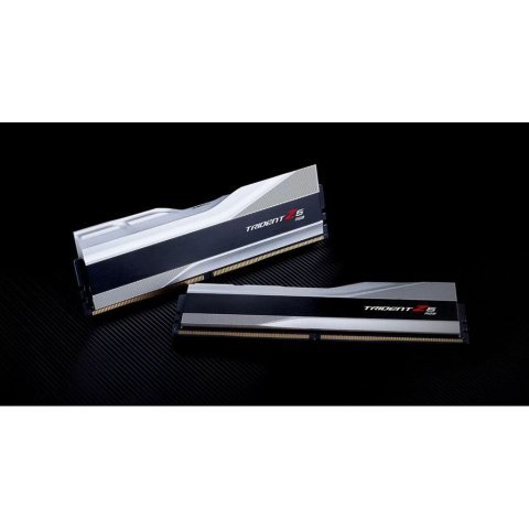 Модуль памяти для компьютера DDR5 32GB (2x16GB) 6800 Trident Z5 RGB Silver G.Skill (F5-6800J3445G16GX2-TZ5RS) - Нулевой остаток (Feed)  - Нулевой остаток (Feed) 