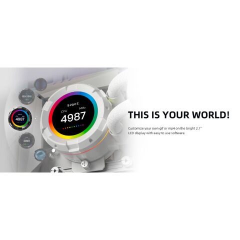 Система жидкостного охлаждения ID-Cooling SL360 XE White - Нулевой остаток (Feed)  - Нулевой остаток (Feed) 